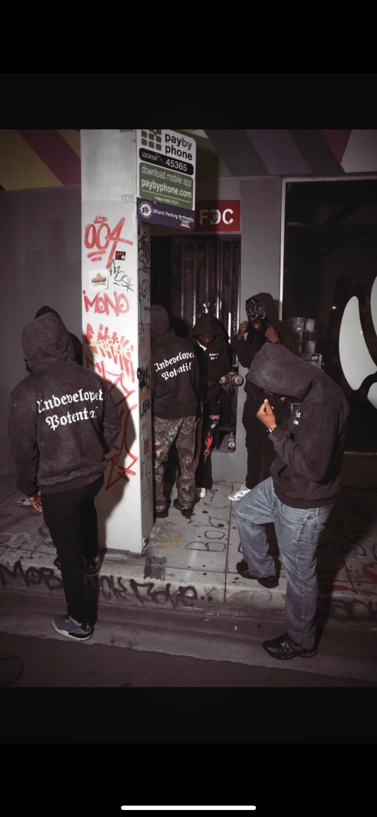 Heavyweight Washed Black Zip Up Hoodie